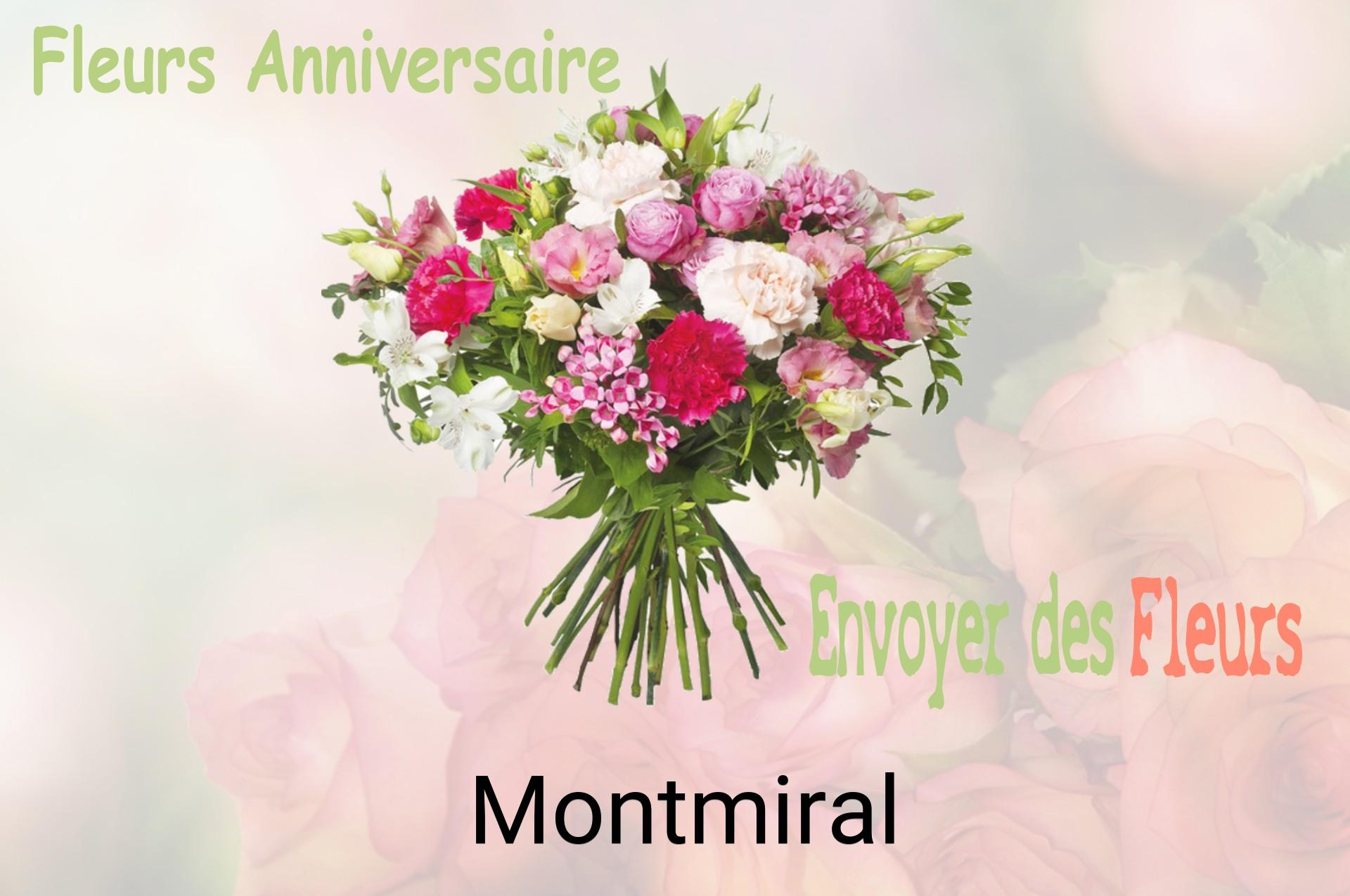 Bouquet de fleurs d’anniversaire livré à Montmiral