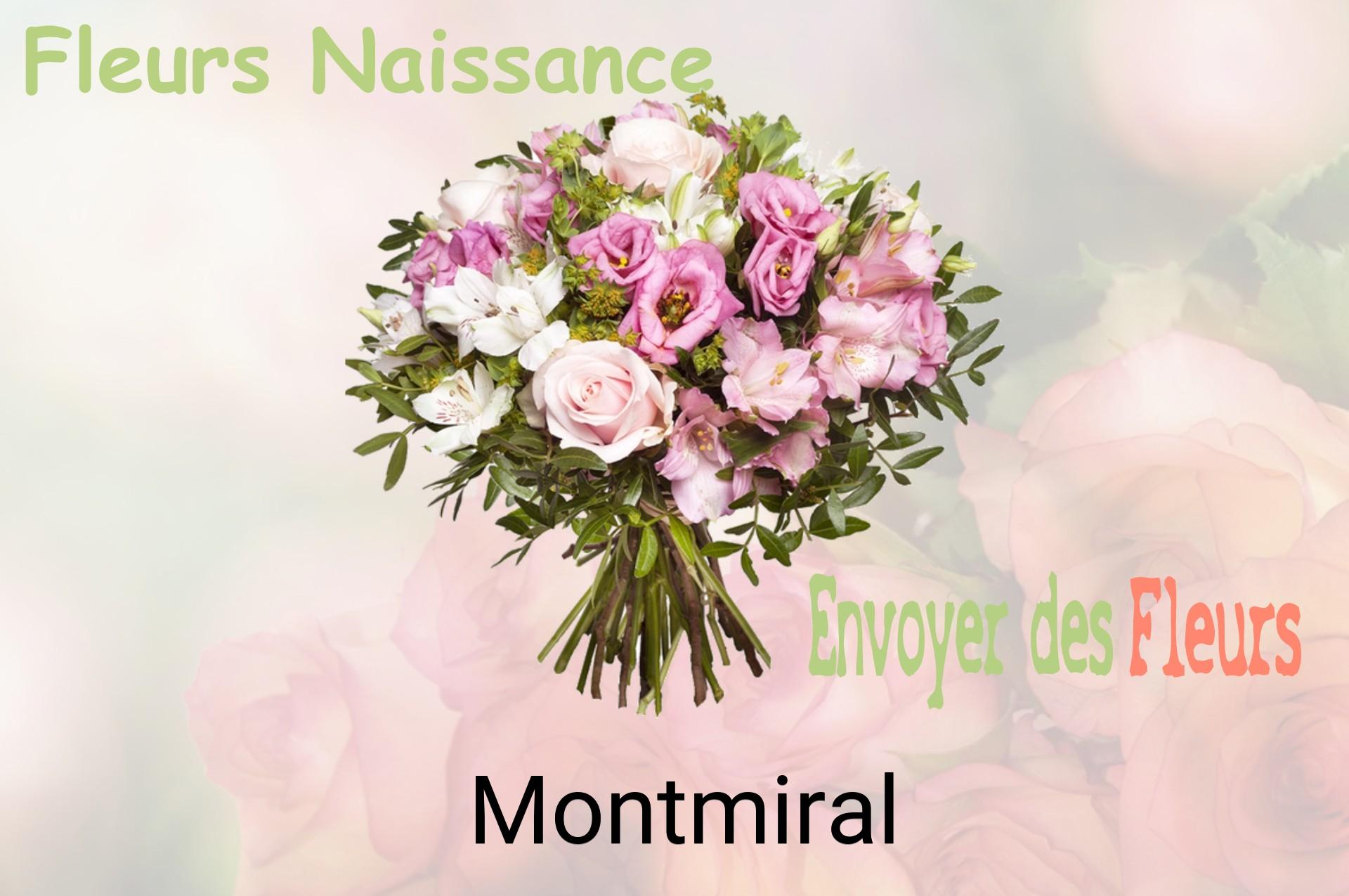 Bouquet de fleurs de naissance livré à Montmiral